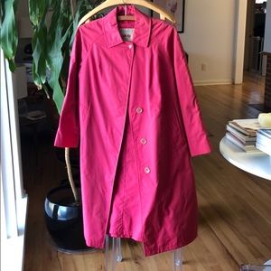 Vintage raspberry coat
